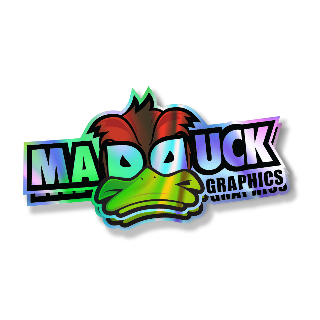 Die Cut Holographic Stickers